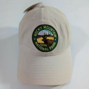 Rocky Mountain National Park Hat Cap - Adjustable - White - H3 Headwear